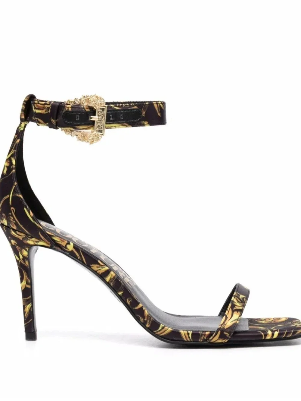 AUTHENTIC Versace Jeans Couture Baroque Heels | Size 6 | Brand New | Dust Bag - Picture 3 of 16